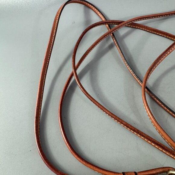 J. McLaughlin Double Brown Leather Gold-tone Strap - Picture 3 of 7